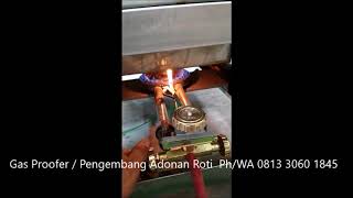 Jual Gas Proofer Getra Pengembang adonan roti Citra Mesin Surabaya [upl. by Anigue]