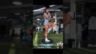 BALANCE CHALLENGEJairo Lizundia Olympic Physical Trainer [upl. by Arahc]