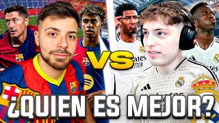 BARCELONA vs REAL MADRID  ¿QUIEN TIENE MEJORES JUGADORES  VERSION 2024 ft LA COBRA [upl. by Pride80]