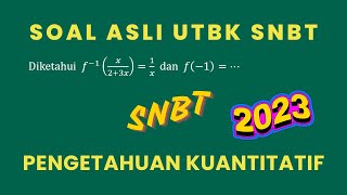 Soal SNBT 2023 Asli Materi Relasi Fungsi Sering Muncul [upl. by Lyrad]