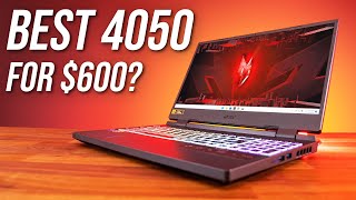 Fastest RTX 4050 Gaming Laptop for 600 Acer Nitro 5 Review [upl. by Naie]