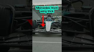 Is Mercedes WEIRD front wing legal 🧐 f1 [upl. by Oilerua]