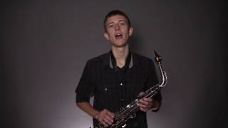 How to play Talk Dirty To Me on Alto Sax [upl. by Atinuhs]