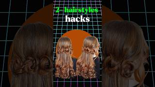 Fashion dressinghacks hairstyle hairtutorial hacks women hair trendingshorts youtube [upl. by Gibun]