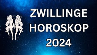 Horoskop 2024 Zwillinge Jahreshoroskop mit Infos zu den einzelnen Monaten [upl. by Cob398]