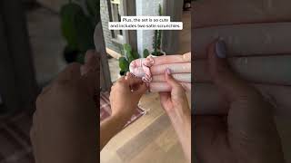 viral tiktok beauty hack 😍 tiktok viral beauty hair heatlesscurls shorts kitsch viral [upl. by Oiramej459]