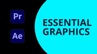 Pasar gráficas de After Effects a Adobe Premiere  Essential Graphics [upl. by Ahsilrae]