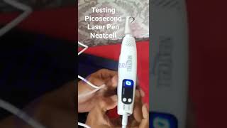 Testing Picosecond Laser Pen NeatCell [upl. by Nauh]