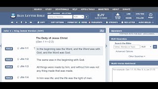 Blue Letter Bible Online Bible Software [upl. by Azral]