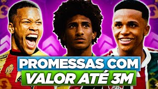 MELHORES PROMESSAS BARATAS do FIFA 22 💰 VALOR ATÉ €3M [upl. by Morita]