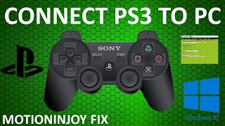 How to Connect PS3 Controller to PC  with Motioninjoy FIX too [upl. by Luing723]