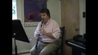 Mendelssohn Scherzo from Midsummers Clarinet solo excerpt [upl. by Eissoj525]