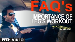 Importance of LEGS WORKOUT  Guru Mann  Health And Fitness [upl. by Adnolat451]