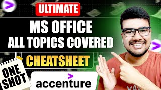 Only MS Office Cheatsheet You Need to Crack Accenture [upl. by Enilhtak]