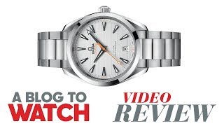 Omega Seamaster Aqua Terra 150M CoAxial Master Chronometer Watch Review  aBlogtoWatch [upl. by Jaala]