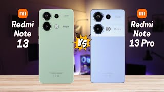 Redmi Note 13 4G vs Redmi Note 13 Pro 4G [upl. by Fionnula780]