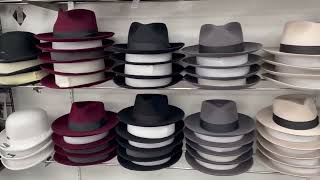 Mens Fedora hats by Miller Hats in many colors fedorahat hats mensfashion [upl. by Ennasirk]