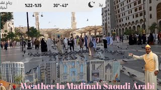 Saoudi Arabia Ki Garmi  June 2024 Weather In Madinah 46 Tempreture [upl. by Ahcilef586]