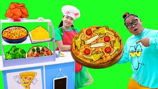 Let’s Make Pizza Song  Jannie Pretend Play Nursery Rhymes amp Kids SingAlong Songs [upl. by Akcinahs558]