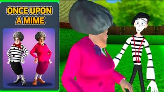 Scary Teacher 3D  Miss T Once Upon A Mime Level  Gameplay WALKTHROUGH iOS Android [upl. by Racso726]