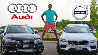 2019 Volvo V60 Cross Country VS Audi A4 Allroad Wagon  Which Wagon Is The Best [upl. by Verras179]