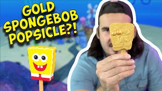 Gold Plated Spongebob Popsicle The only one in existence [upl. by Akeber]