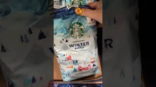 STARBUCKS Winter Blend Limited Edition at COSTCO in South Korea 😋☕️🇰🇷🇺🇸 [upl. by Manella519]