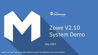 Zowe 210 System Demo [upl. by Schaeffer246]