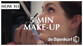 How to 5 minuten look  Bobbi Brown Tutorial  de Bijenkorf [upl. by Marjy853]