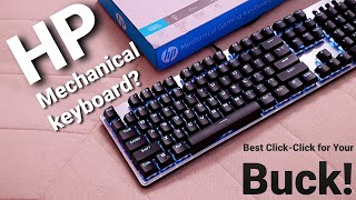 HP Mechanical Gaming Keyboard GK100 Unboxing and Quick Review  Mechanical Keyboard for under 30 [upl. by Thurstan]