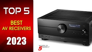 Top 5 Best AV Receivers in 2023  Best AV Receivers Recommendation [upl. by Noseimaj554]