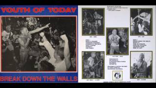 Youth Of Today  Break Down The Walls Full Album 1986 [upl. by Akisey]