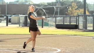 Softball Pitching Drills Arm circle  Amanda Scarborough [upl. by Atiuqin]