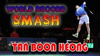 Tan Boon Heong Smash  World Record [upl. by Adnaluy288]