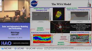 Nick Arge  NASA GSFC  Solar and Heliospheric Modeling and Forecasting [upl. by Vasileior]