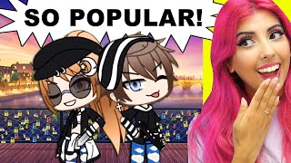 Miss and Mr Popular Gacha Life Mini Movie Reaction [upl. by Abrahan]