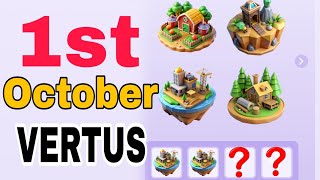 1st October Today Vertus Daily Combo Code  Daily Cipher of Vertus  Today vertus combo code [upl. by Irolav]