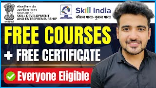 Skill India Digital Free Certification Courses  Gov Approved Free Certificate  Web Development [upl. by Rausch]