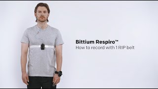 How to Record with 1 RIP Belt  Bittium Respiro™ Sleep Apnea Ambulatory Recording Device amp Analysis [upl. by Foss]