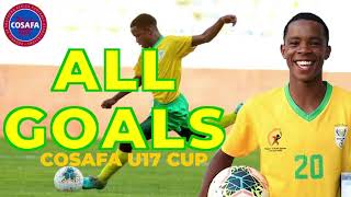 Siyabonga Mabena ALL GOALS at COSAFA U17 Cup 2022  Moukulu Media [upl. by Schoenburg]