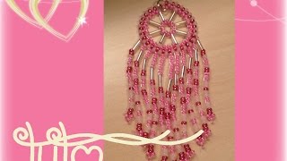 TUTO Attrape rêve  Dreamcatcher en perles PARTIE 2 [upl. by Lila]