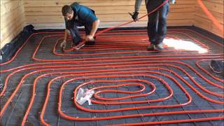 Underfloor Heating Installation [upl. by Bannister]