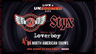 STYX  REO SPEEDWAGON with special guest LOVERBOY  New Tour Dates Added [upl. by Orelia854]