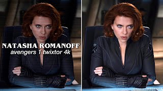 natasha romanoff avengers all scenes  twixtor scenepack [upl. by Ettenaj647]