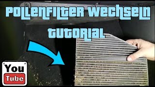 Golf 6 IV Innenraumfilter  Pollenfilter wechseln  How to change cabin air filter VW Golf 6 [upl. by Amahs334]