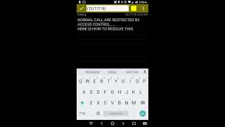How to resolve the problem Normal call are restricted by access control [upl. by Kevin]