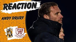 Reaction  Andy Drury  Folkestone Invicta 00 Potters Bar Town  Isthmian Premier Division [upl. by Laehpar]