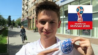 WEARING ENGLAND SHIRTS IN RUSSIA GETTING ATTACKED  England vs Tunisia [upl. by Peper]