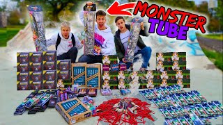 Vuurwerk Afsteken Met Monstertube [upl. by Aneerbas]