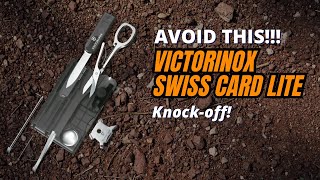 Don’t Ever Buy This Victorinox Swiss Card Lite Knockoff [upl. by Betthezel242]